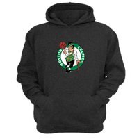 Genérico - Polerón Canguro Boston Celtics Gris Oscuro Talla L Unisex