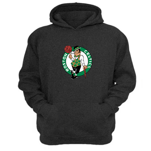 Genérico - Polerón Canguro Boston Celtics Gris Oscuro Talla L Unisex