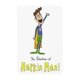 thumbnail image 1 of Napkin Man Cartel de metal, decoración de pared con cartel de metal personalizado, regalos para aficionados, amigos, familia y seres queridos 30x20 cm, 1 of 6