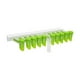 thumbnail image 3 of Soporte Rack De Almacenamiento Sin Perforación Con Clip De Cierre Dispensador 10 Agujeros Verde Transparente, 3 of 5