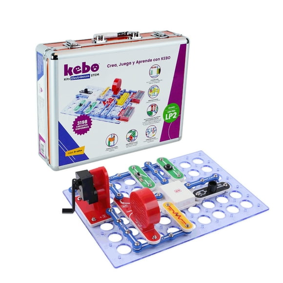 Kit Electrónico Educativo Lab Pro LP2 - 3198 circuitos