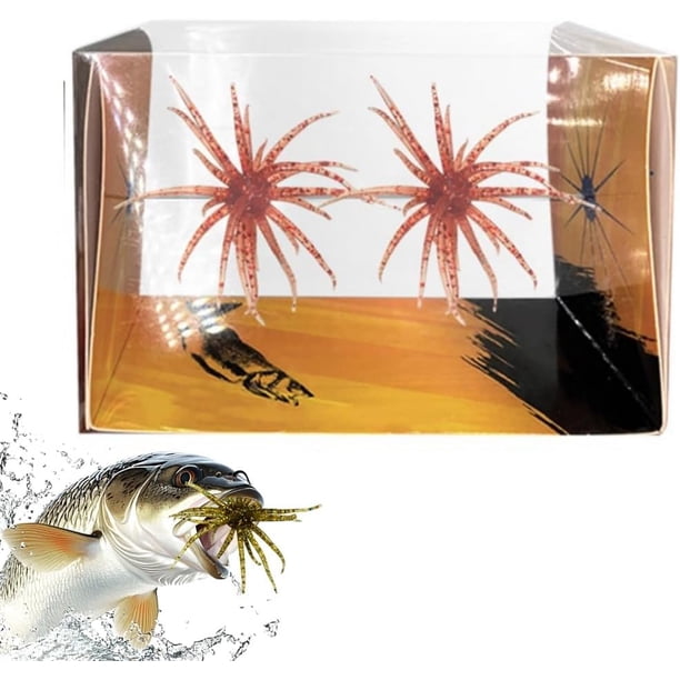 Señuelo criatura tentáculo plástico blando pesca lubina drop shot wacky rig