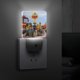 thumbnail image 4 of Sam el Bombero Luz nocturna LED con sensor de anochecer a amanecer para dormitorio, baño, pasillo, escaleras - Lámpara LED nocturna de enchufe, 0.5W - 1 pieza, 4 of 6