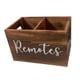 thumbnail image 1 of Soporte Para Control Remoto, Organizador De Lápices Para Encimera De Dormitorio, Color Marrón, 1 of 5