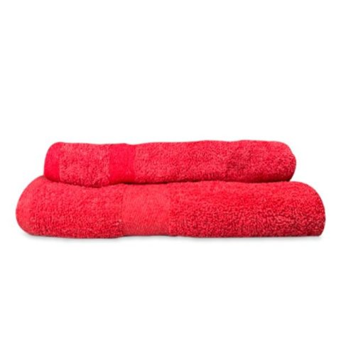 Zahr - Toalla De Mano Colección 40×80 Cm / Rojo –