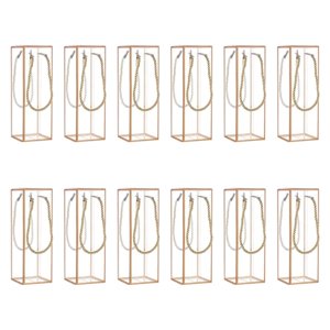 Magideal - 12 Cajas De Regalo Transparentes, Bolsas De Regalo, Cajas De Flores Portátiles Y Sencillas Para Guardar Regalos, Estuches De Embalaje Para Suministros