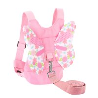 Magideal - Arneses Para Niños Pequeños Correas De Muñeca Correas De Hombro Desmontable, Eslabón De Muñeca Antipérdida, Correa De Cuerda Auxiliar Para Niños Rosado