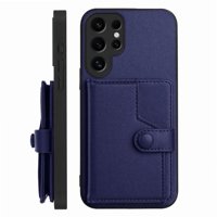 Foxdock Funda Para Samsung Galaxy S24 Ultra Con Bloqueo Rfid - Diseño Elegante Con Cierre De Botón