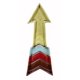 thumbnail image 1 of Plato de cerámica DeSma Group Arrow H5422 Multicolor 28cm, 1 of 1
