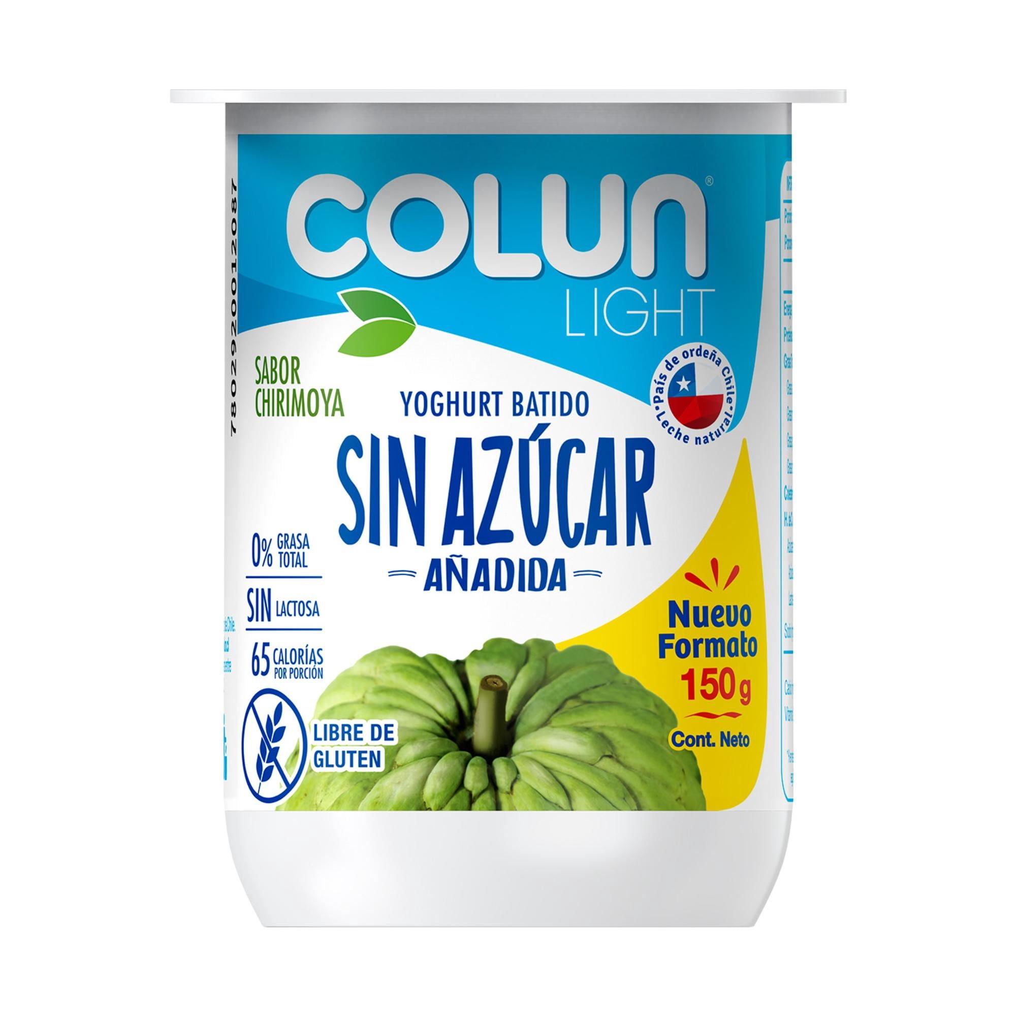 Yoghurt Sin Azúcar Chirimoya 150 g Colun