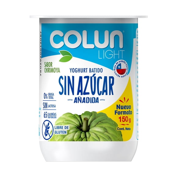 Yoghurt Sin Azúcar Chirimoya, 150 g