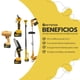 thumbnail image 4 of Kit Herramientas Multifuncional Inalámbricas 5en1 Motosierra Orilladora Soplador Jardinería 2 Baterías Cargador Amarillo KT-H5 Novystor Set Jardín Modelo, 4 of 9