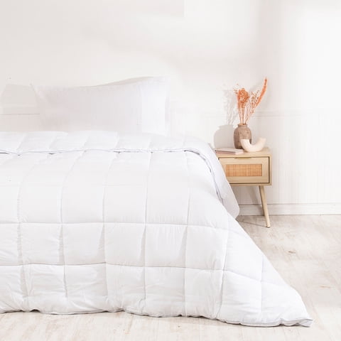 Mashini - Plumón Microfibra Nordico 1,5P Blanco