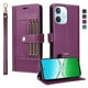 thumbnail image 1 of FOXDOCK Funda tipo Cartera para OPPO A5 Pro 4G/5G – Cubierta de Cuero PU con Múltiples Ranuras, Bolsillo para Efectivo y Correa de Muñeca, 1 of 6