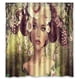 thumbnail image 1 of Cortina de ducha con retrato de niña con flores y cabello, juego de cortinas de baño con ganchos, tamaño 66 x 72 pulgadas, 1 of 3