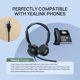 thumbnail image 2 of Auriculares Yealink YHS36 E2 RJ9 con cable de 2,1 m, 2 of 9