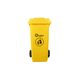 thumbnail image 1 of Basurero Contenedor Basura 120 lts. amarillo QRubber, 1 of 3