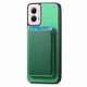 thumbnail image 4 of Funda de Cuero Magnética con Tarjetero para Motorola Moto G Power 2024 Cubierta Delgada Verde, 4 of 5
