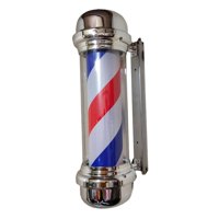 Magideal - Letrero De Tienda De Peluquería A Prueba De Agua, Montado En La Pared Giratoria, Raya, Lámpara De Poste De Barbero Para Salón De Belleza, Barbería Int