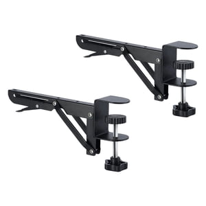 Bothyi - Debajo De La Abrazadera De La Bandeja Del Teclado Del Ratón Del Escritorio Para El Soporte Del Codo De La Computadora Para Un Grosor De 1-5 Cm