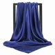 thumbnail image 1 of Xiao Hua Conjunto de 3 pañuelos de seda azul oscuro de 35,43 × 35,43 pulgadas, pañuelo cuadrado de satén suave para mujer, accesorio de moda para el cabello., 1 of 3