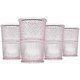 thumbnail image 1 of Vasos de beber Godinger 355 ml rosa, juego de 4, 1 of 1