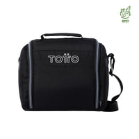 Totto - Lonchera Escolar Resaltador Rpet Negro/Black