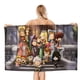thumbnail image 1 of Una Casa de Locos Toalla de playa de secado rápido con diseño temático, regalo para mujeres y niñas, ideal para cumpleaños, fans, amantes de la música, uso en la playa o al aire libre, 78 × 180 cm, 1 of 6
