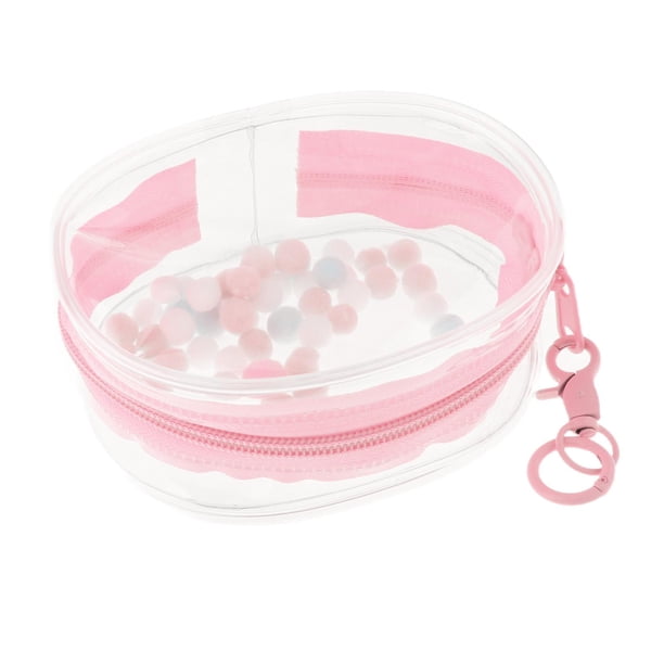 Bolsa De Exhibición De Figura Transparente PVC Bolsa De Exhibición De Muñeca Transparente De PVC Para Muñeca De Figura De 10 Cm Rosa