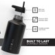 thumbnail image 4 of Botella de agua IRON °FLASK para acampar y hacer senderismo, 1,9 L, con 3 tapas de pajita, 4 of 7