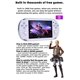 thumbnail image 4 of Consola de videojuegos CZT de 4,3" 8 GB con 2200 juegos retro color blanco, 4 of 9