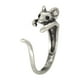 thumbnail image 3 of Anillo De Apertura En Forma De Ratón De Moda Joyas Ajustables Novedad Hombres Y Mujeres Regalo Plata, 3 of 3