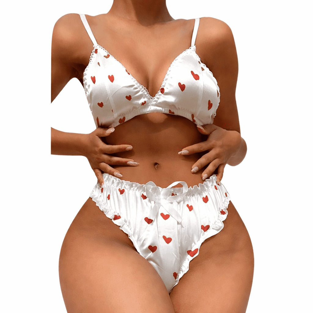 Genérico - Pijama Sexy Erotica Lenceria 2pcs Con Lazo Ropa Interior