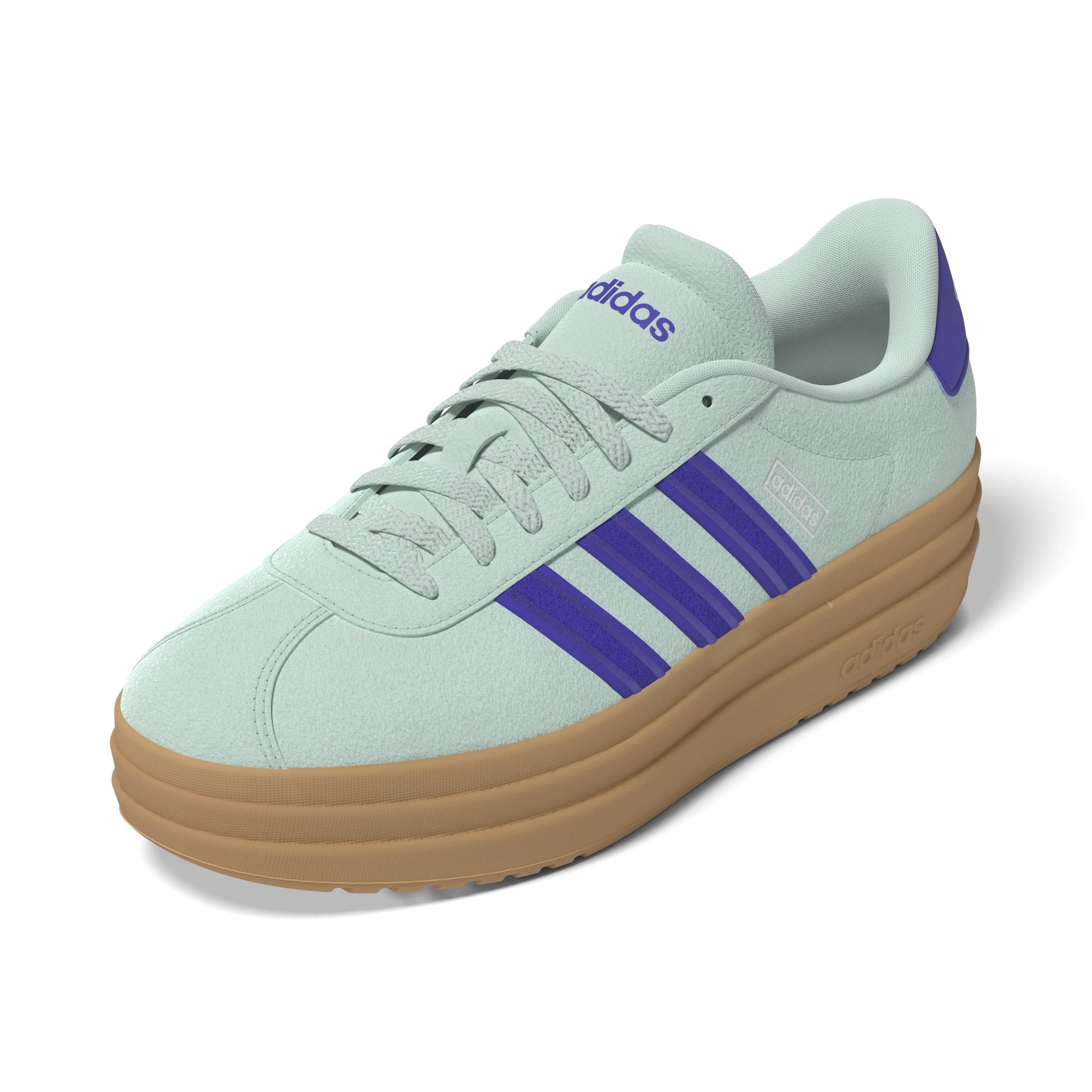 Zapatos Adidas Vl Court Bold Platform 7.5 Para Mujer, Color Azul