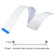 thumbnail image 4 of Uxcell 15.75'' 68 Pines FFC FPC Cable Flexible Plano (Tipo A) para LCD Laptop Plástico Blanco 5 piezas, 4 of 5