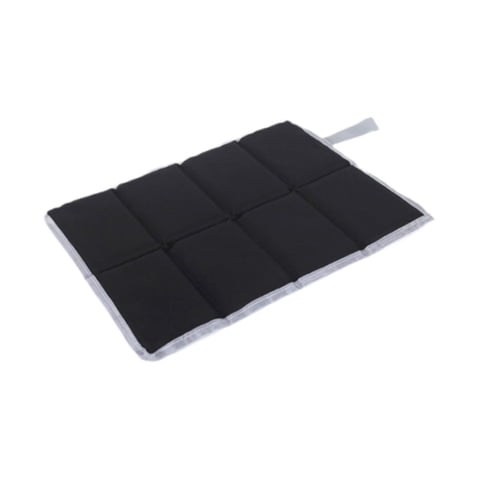 Ioensy - Cojín Para Acampar, Cómoda Almohadilla Para Sentarse Para Picnic Al Aire Libre, Actividades Al Aire Libre, Color Negro