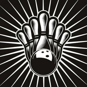 Rienda Libre Graphics - Decomural Strike Bowling Ws-19030