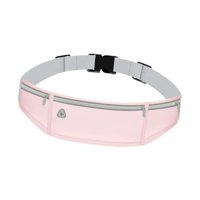 Magideal - Riñonera Con Cinturón Para Correr, Riñonera Para Ejercicio, Riñonera Reflectante Para Correr, Riñonera Deportiva Para Acampar, Deportes Y Entrenamient Rosa