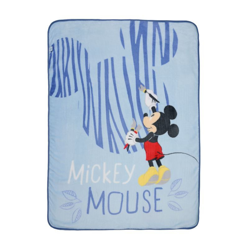 Frazada Coral Bambino Mickey Graffiti Niño