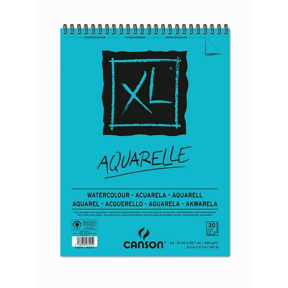 Croquera Acuarela Canson XL Aquarelle 300gr A4