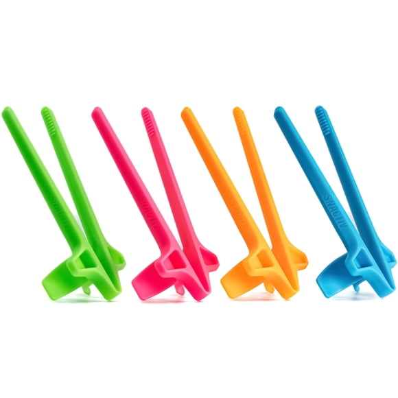 Finger Chopsticks Lite Para Jugadores Paquete Neon De 4 Piezas