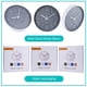 thumbnail image 5 of Reloj de pared Jomparis de 30 cm, silencioso, funciona con pilas, 5 of 6