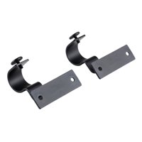 Metalhsa - Pack 2 Unidades Soporte Simple Techo De Metal Negro 28 Mm