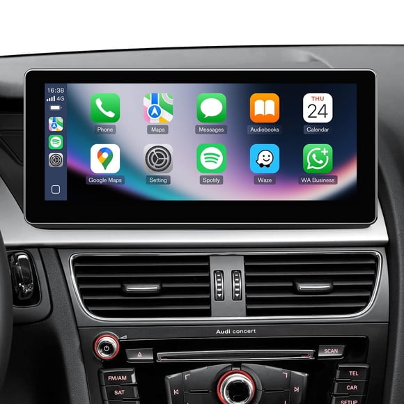 Estéreo ApexNav 26 cm CarPlay inalámbrico Audi A4 A5 B8 2009‑2016