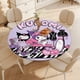 thumbnail image 4 of Kuromi theme Fitted Round Tablecloths Elastic Edged Table Covers Waterproof Table Cloth For Kitchen Holiday Party Tables Decor 150cm, 4 of 6