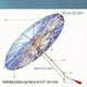 thumbnail image 2 of Oilpaper Umbrella, Decoration Umbrella, Handmade Antique Style Manual Umbrella, 2 of 2
