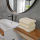 thumbnail image 3 of Paños de lavado Tens Towels pack de 12, 30 × 30 cm, color marfil, 3 of 9