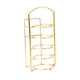 thumbnail image 4 of Estantes Extensibles Para Encimera, Decoración De Habitación, Estante De Almacenamiento De Cocina De Metal De 23x45cm, Dorado, 4 of 5
