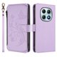 thumbnail image 2 of Funda Cartera Mariposa para [Xiaomi Redmi Note 15 4G/5G] con Soporte y Cremallera Morado claro, 2 of 6