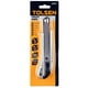 thumbnail image 2 of Cutter Exacto Cuchillo Cartonero Metálico + 5 repuestos 30002 Tolsen plateado 3x8x22, 2 of 3